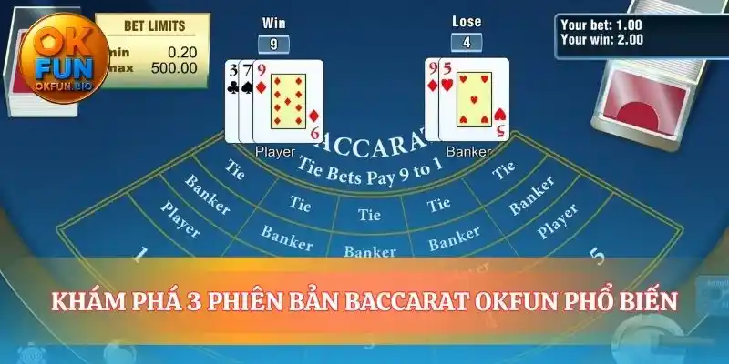 Tìm ván bài baccarat OKFUN dành riêng cho bạn
